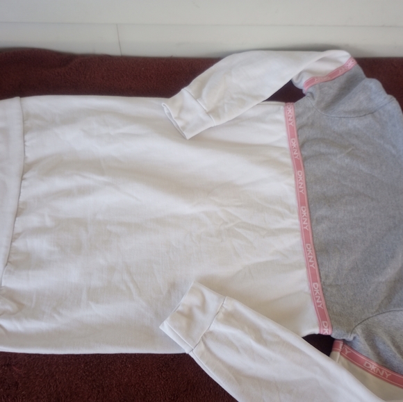 DKNY girls long sweater hoodie size L(12) - Picture 9 of 12